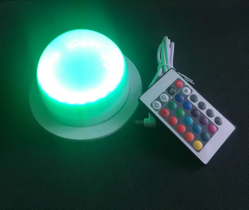 Luce di Base ricaricabile telecomandata modulo Led mobili mood Enhancer sotto il tavolo 48Smd Nightlight Mood Ambient lamp-RGBW