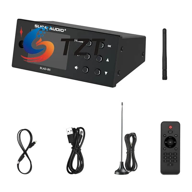TZT SUCA AUDIO BLAD-B5 ricevitore Bluetooth Decoder Audio Hifi DAC con schermo da 2.4 "per altoparlanti amplificatori