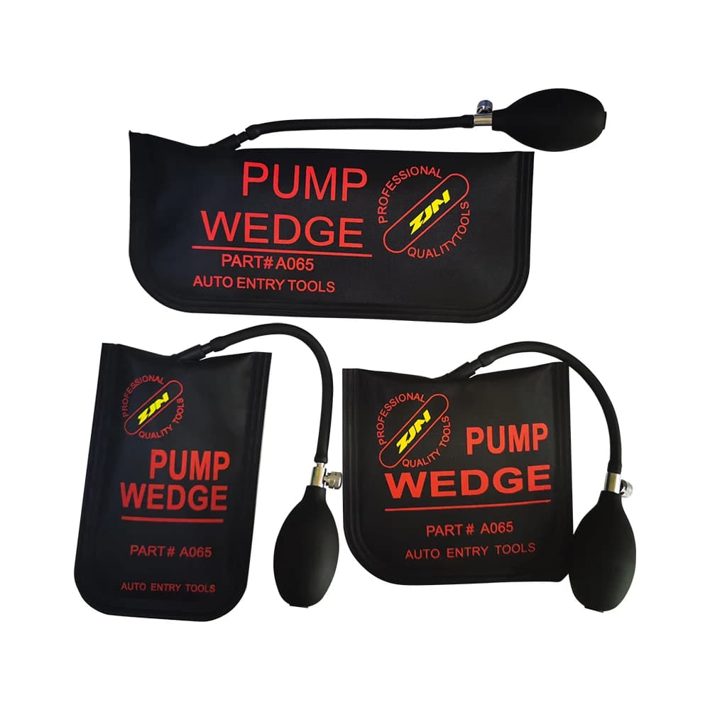 Borsa per pompa d'aria Martinetti pneumatici per auto Utensili manuali Auto Home Door Window Installa riparazione Strumento di riparazione del cuscino d'aria a cuneo Strumenti di riparazione dei pneumatici
