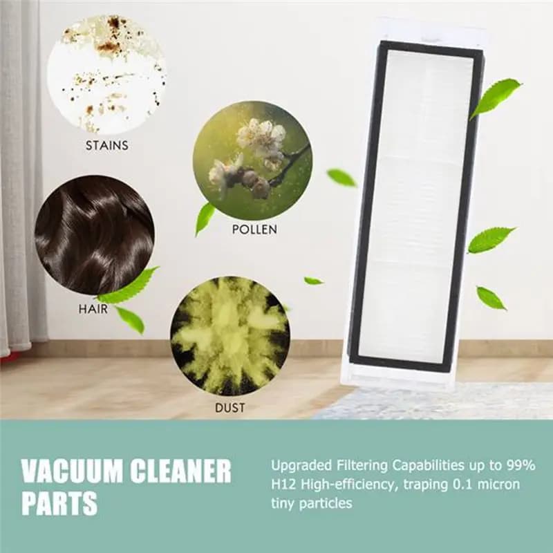 T33C 15 Pezzi per Mi Robot Vacuum Mop 2C STYTJ03ZHM - Ricambi per Robot Aspirapolvere: Spazzola Principale, Spazzole Laterali, Filtro, Panno per Mop