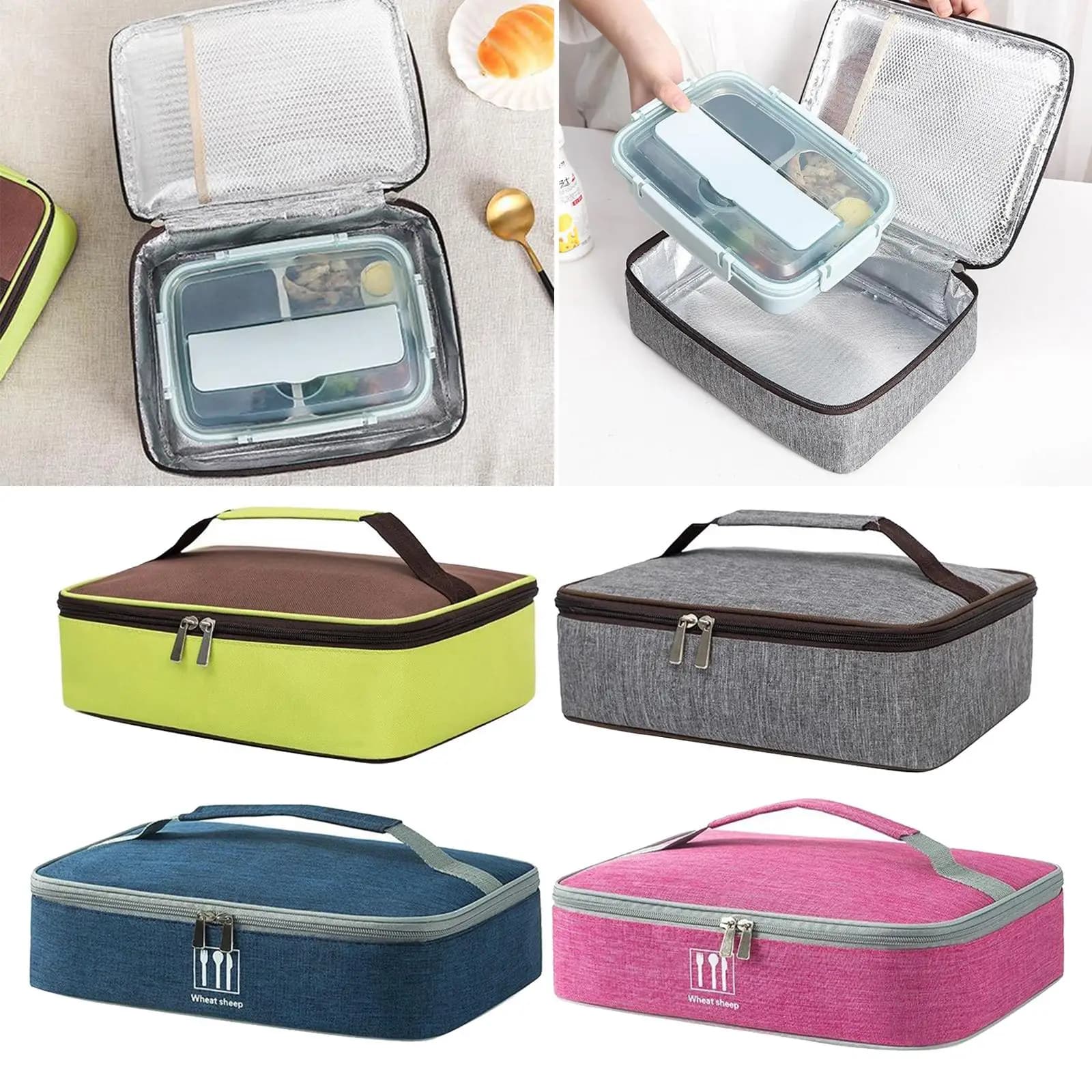 Borsa termica impermeabile per il pranzo, borsa termica portatile per riporre il dispositivo di raffreddamento, unisex