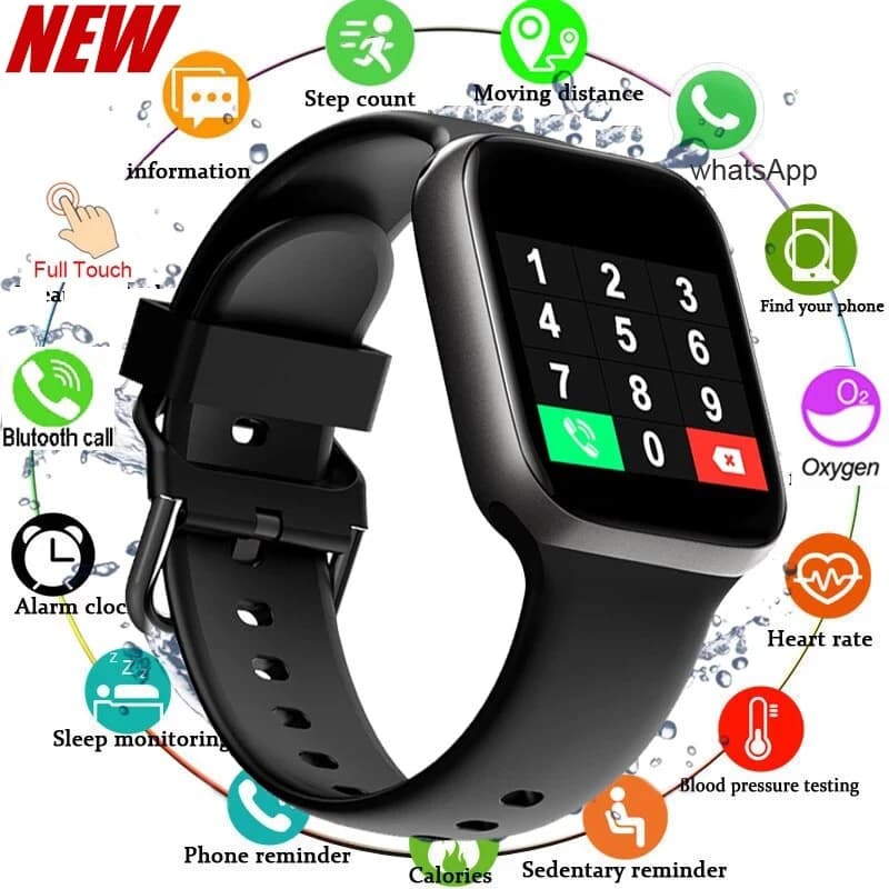 116plus Smart Watch uomo e donna Full Touch Screen Sport Fitness Watch uomo IP67 Bluetooth impermeabile per Ios Android Smartwatch