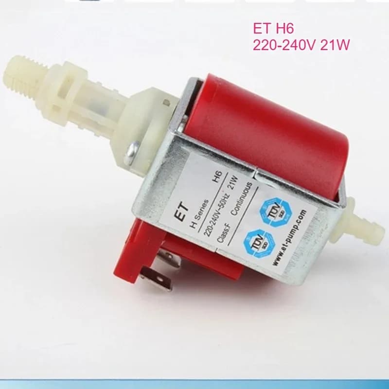 Pompa a ventosa elettromagnetica ET H6 21W 230V 50HZ per macchina da caffè, pulitore a vapore, pentola a vapore 220-240V