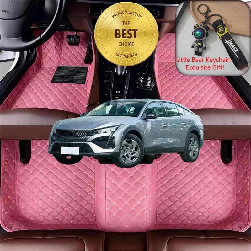 Misura personalizzata per Peugeot 408X Hatchback 2022-2026 Tappetini per auto Accessori per auto di lusso Tappetini per auto Guida a sinistra/destra