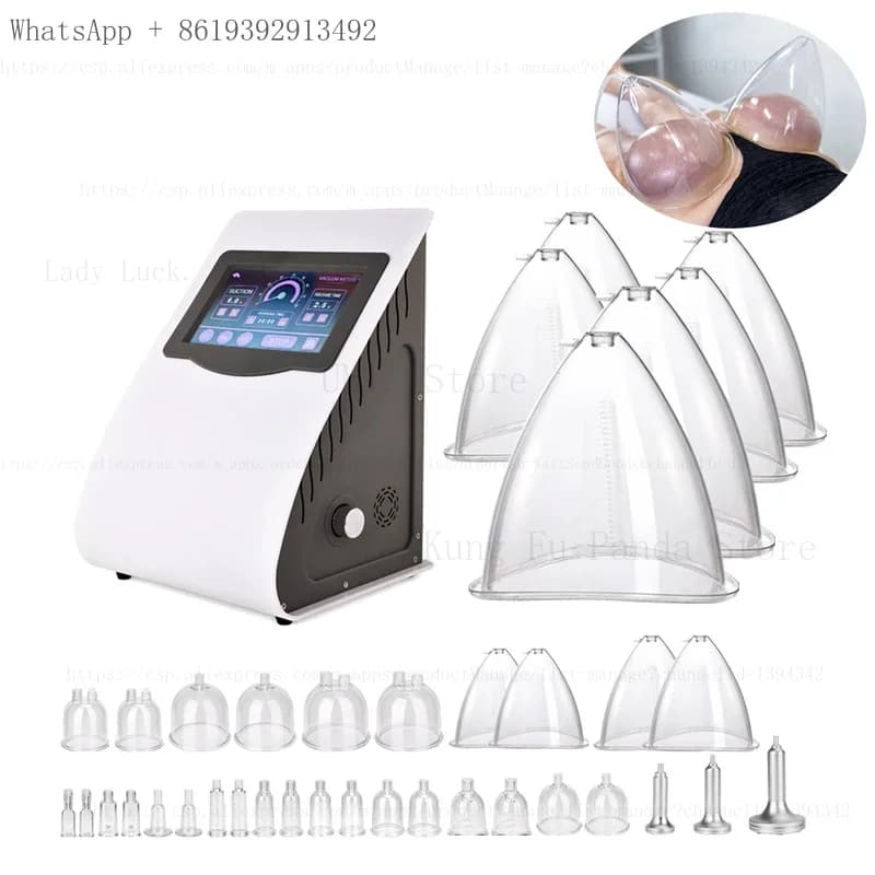 Macchina per terapia di sollevamento del sedere con ventosa sottovuoto Macchina per pompa per l'ingrandimento dei glutei per l'aumento del seno Dispositivo di bellezza per modellare il corpo