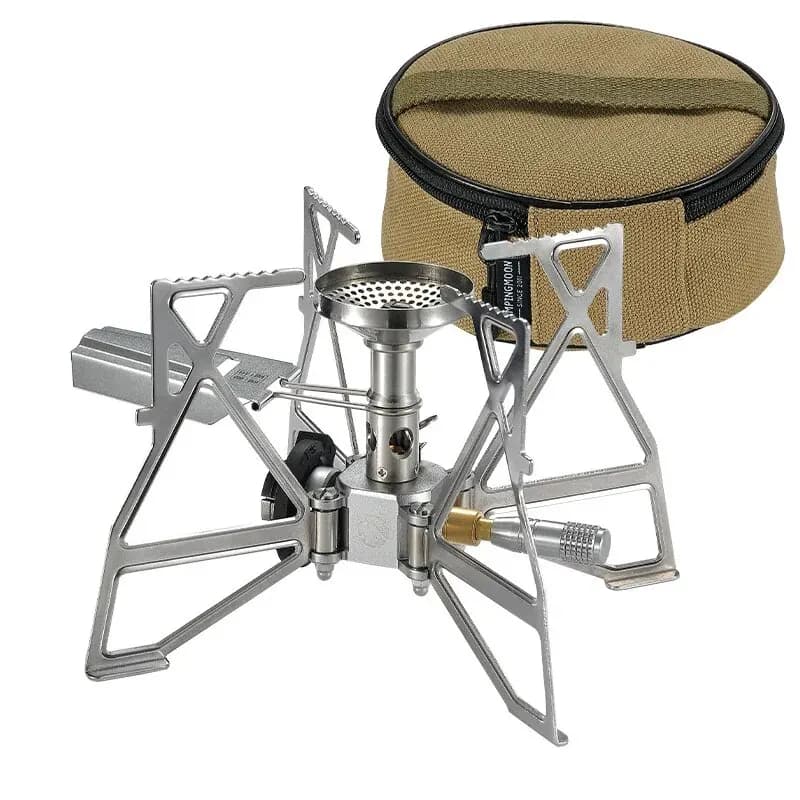 CAMPINGMOON XD-3F Electronic Ignition Butterfly Furnace Cassette Furnace Head Camping Picnicking Portable Outdoor Stove
