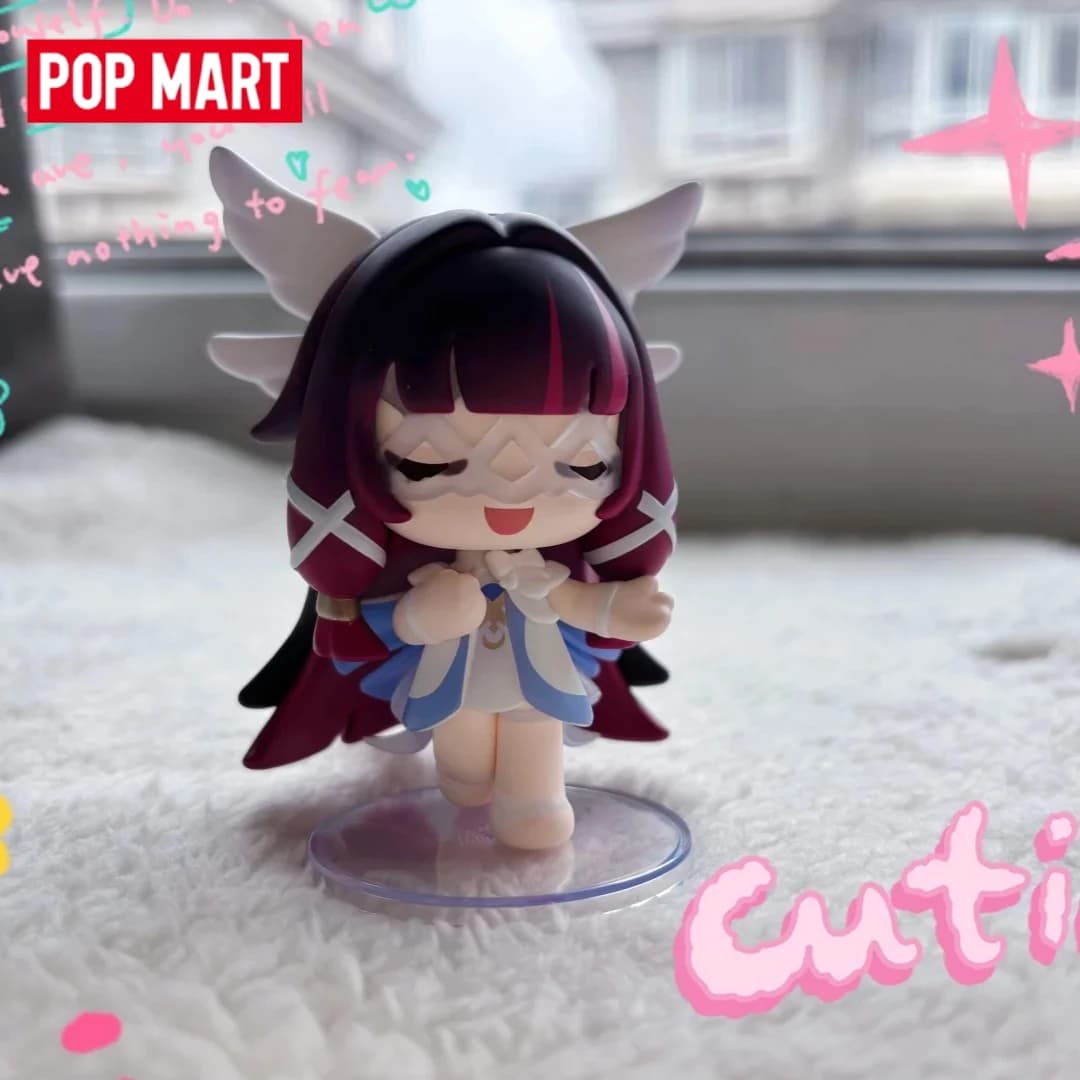POP MART Genshin Impact Capodanno Raccolta Serie Versione Q Scatola cieca Collezione di decorazioni per figure anime originali Regalo di Capodanno