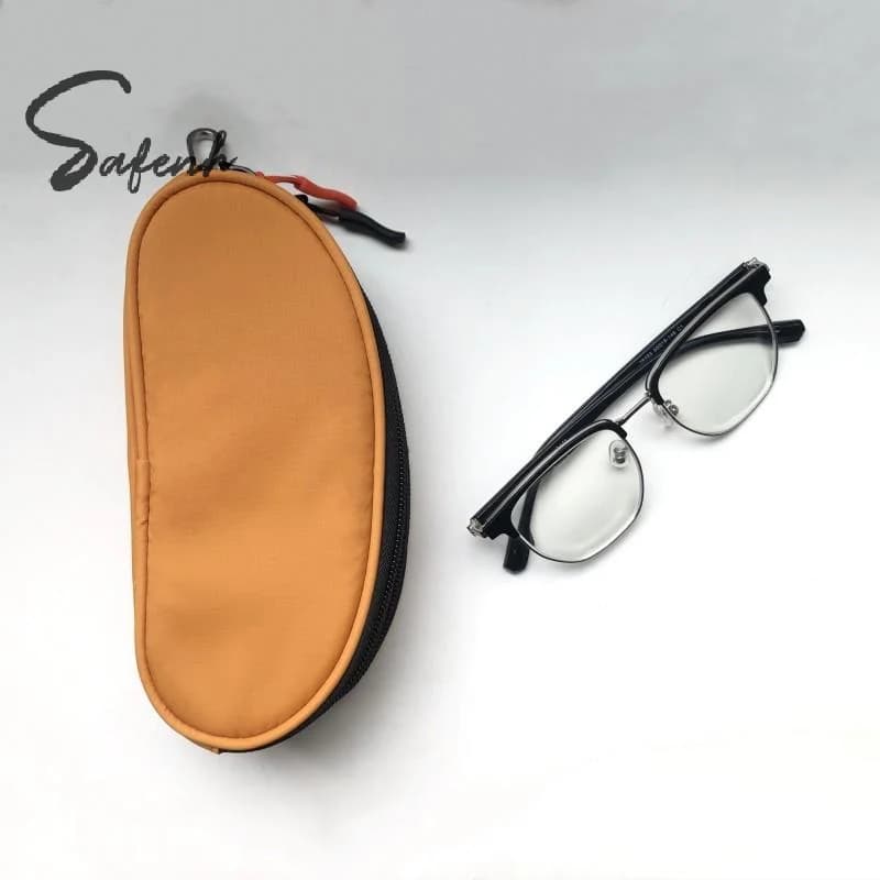 Double Layer Sunglasses Case Organizer Waterproof Travel Bag Multi-Functional Durable Material Storage Box Business Trips
