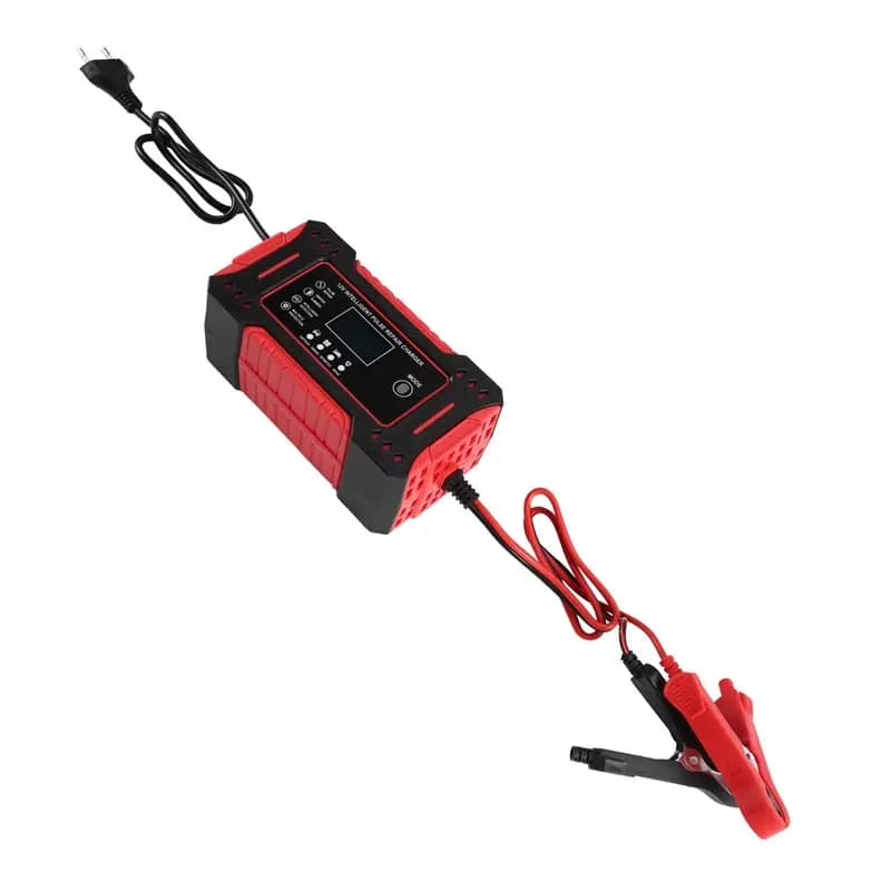 Smart 12V 6A For Car Battery For Car Motorcycle Lawn Mower Boat Lead Acid Batteries EU Plug Trickle Charge Function