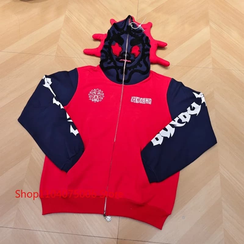 Unisex Glo Gang Hoodie Street Fashion Embroidery Logo Thick Warm Sweatshirt Autumn Winter Casual Pullover New Design