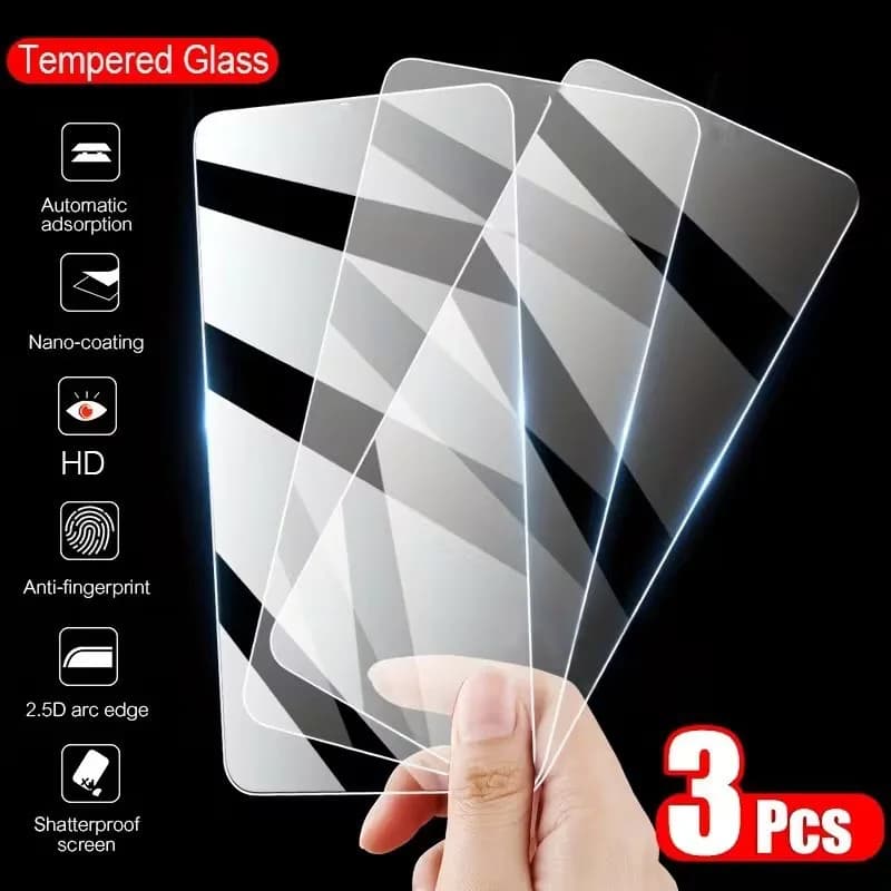 3 pezzi di vetro temperato per Xiaomi Redmi Note 9S 12C 12 13 protezione dello schermo per Redmi 13C 10C Xiaomi 13T Pro accessori per telefoni