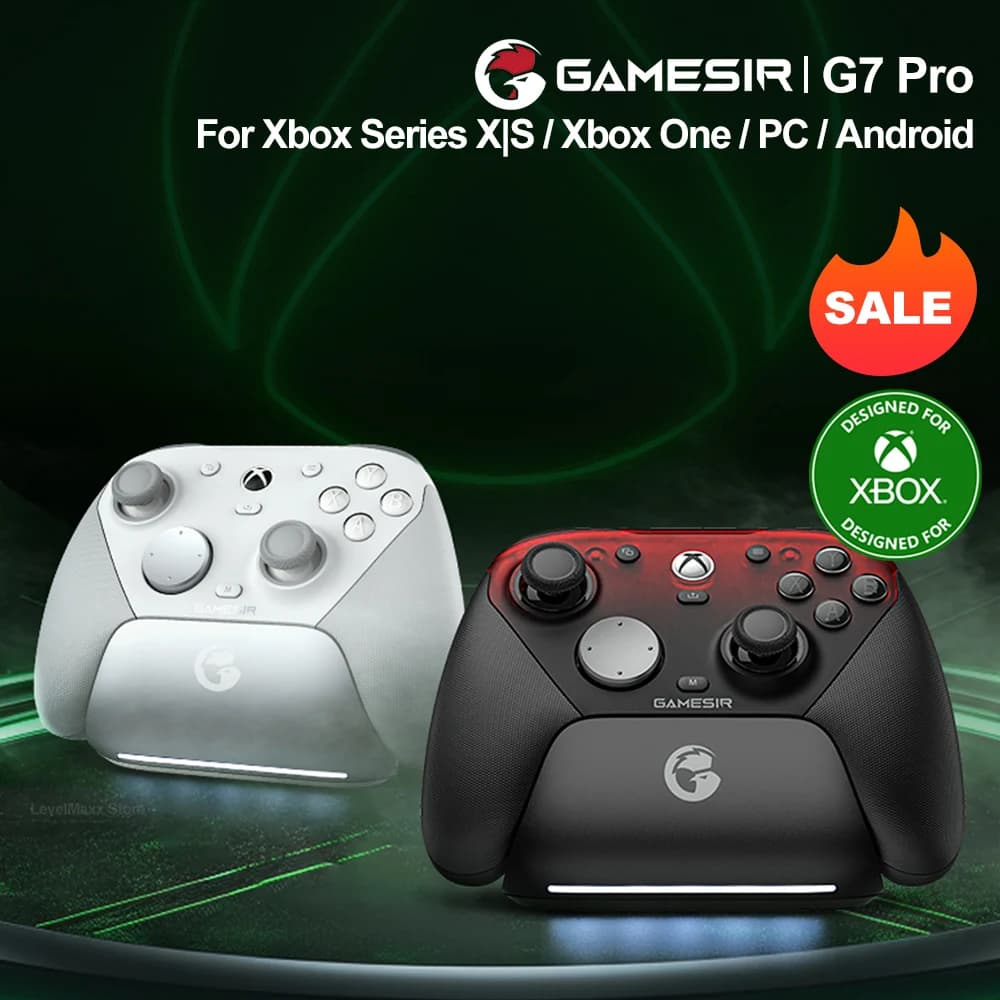 Controller Gamesir G7 Pro per Xbox Series S X One, Wireless per PC Mobile, Cablato per XBOX Ufficiale Autorizzato