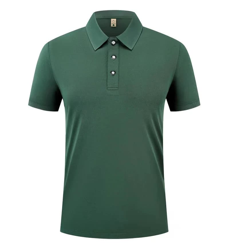 T-shirt casual estive Polo da uomo a maniche corte Camicie da lavoro abbottonate T-shirt ad asciugatura rapida Pullover da golf per pesca sportiva
