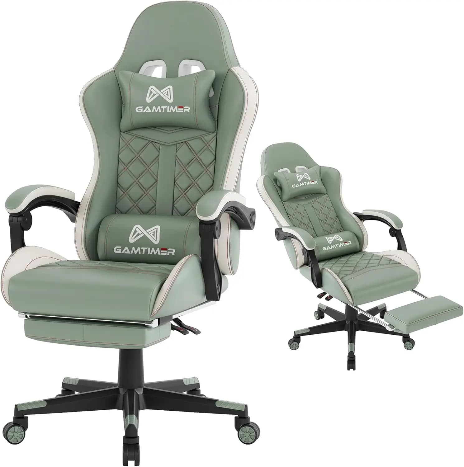 Sedia da gaming, sedia per adulti da 400 libbre, sedia da computer con schienale alto, poggiapiedi e braccioli collegati, per ufficio
