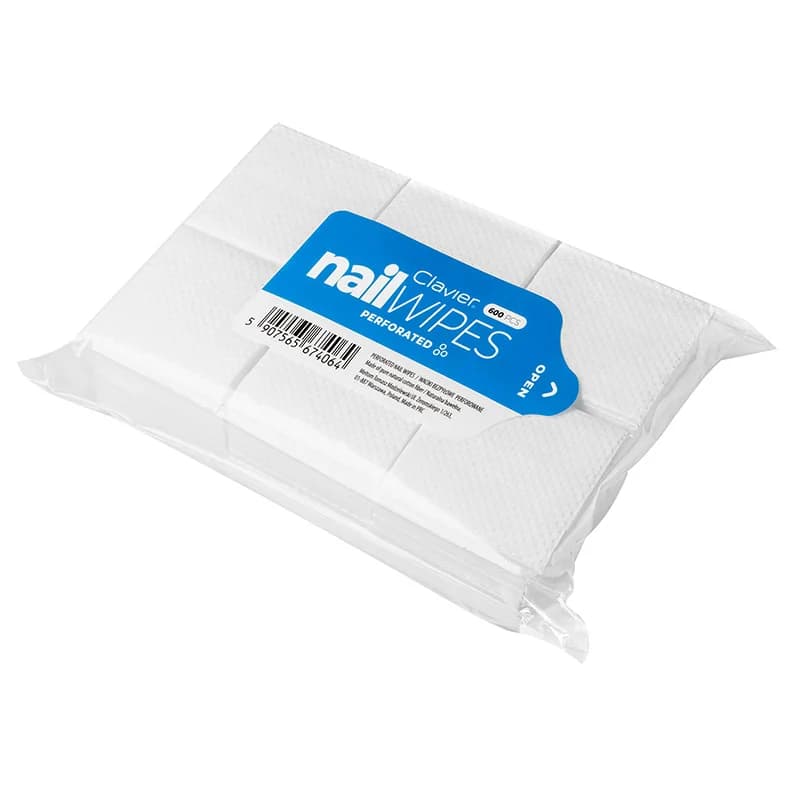 600Pcs Nail Art UV Gel Nail Polish Remover Tablets Nail Gel Nail Polish Wipses Pad Nails Cleansing Cards Without Lanugine Manicure Nails Pads