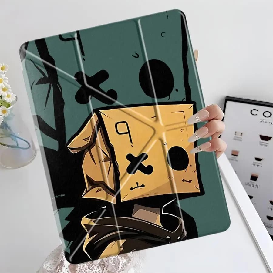 Custodia per Tablet con Supporto a Y per iPad Pro 2025, Pro 11a 10a 9a 8a 7a generazione, 12.9 pollici, Air 4 5, M3 M2 1 2, M4 11 pollici, Mini 6 7 - Design Accattivante