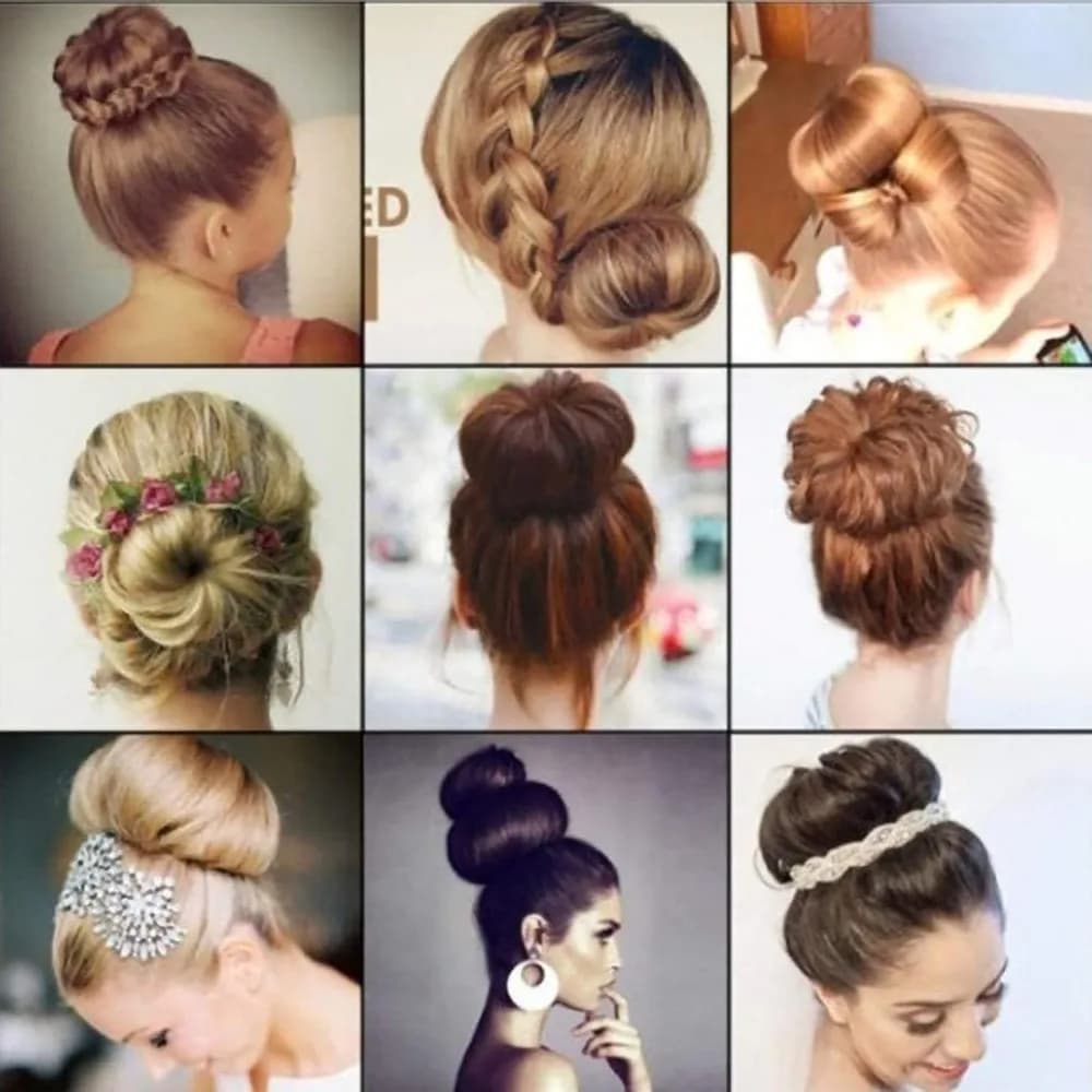 Diabetes DIY Hair Accessory, Durable and Easy Tool to Create Chignon, Hairstyle Accessories for Girls