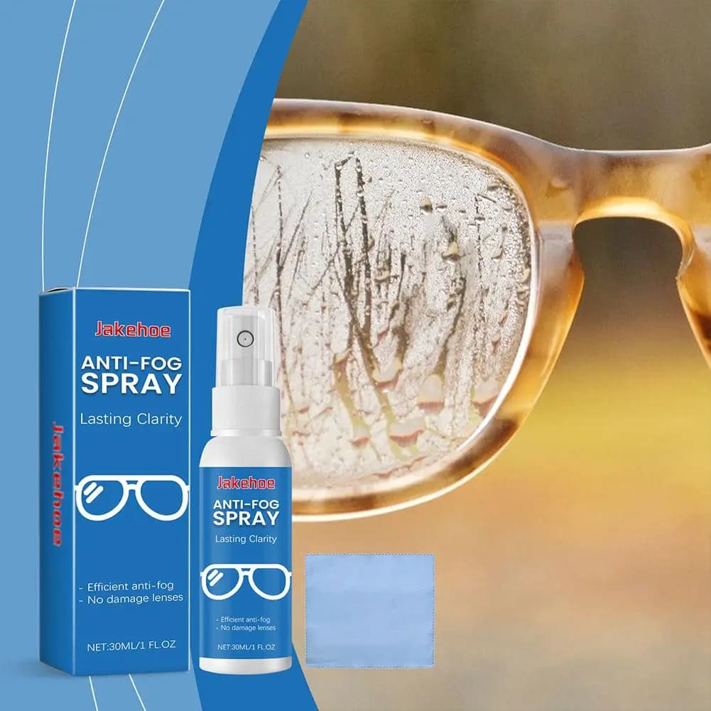 30 ml Detergent Spray for Glasses Spray Gentle Formula Detergent for 30 ml lenses and defogger for Snorkel swim glasses