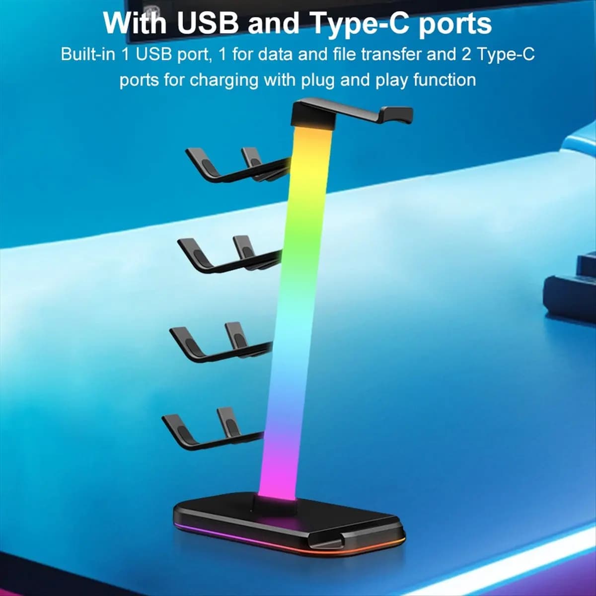 《Factory Direct》 Earphone and Controller Stand Gaming Controller Headset Holder for Switch/Headphones/Controller Storage