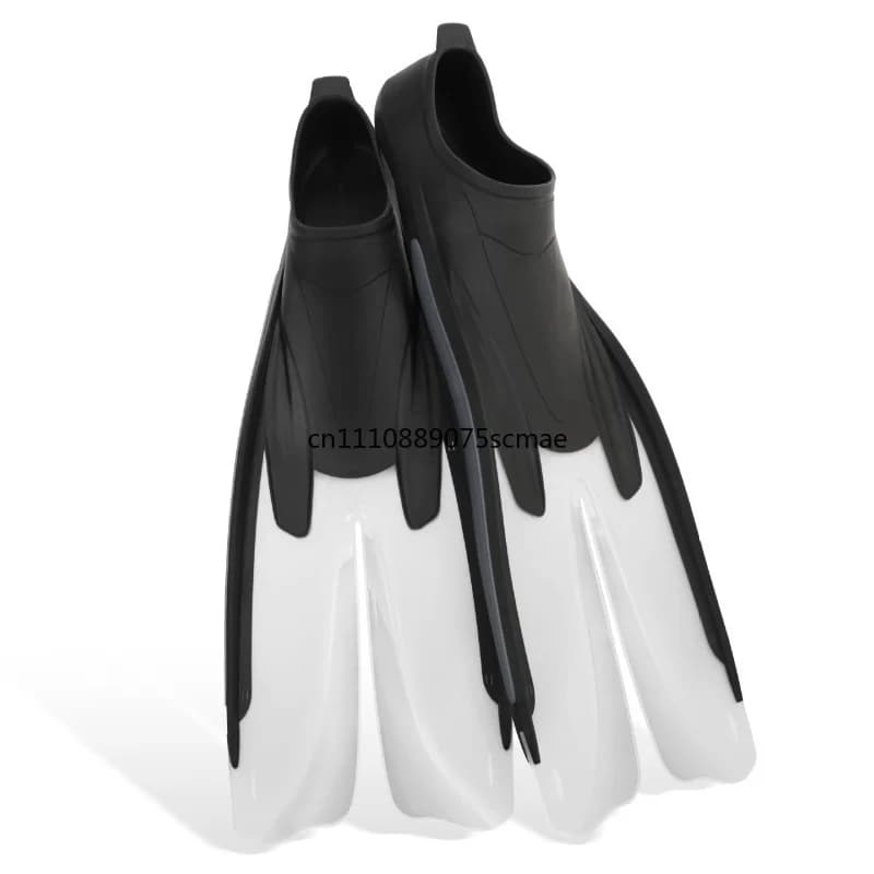 Lightweight Split Diving Fins, Freediving Snorkeling Training Flippers, Swimming Foot Fins for Water Exercise