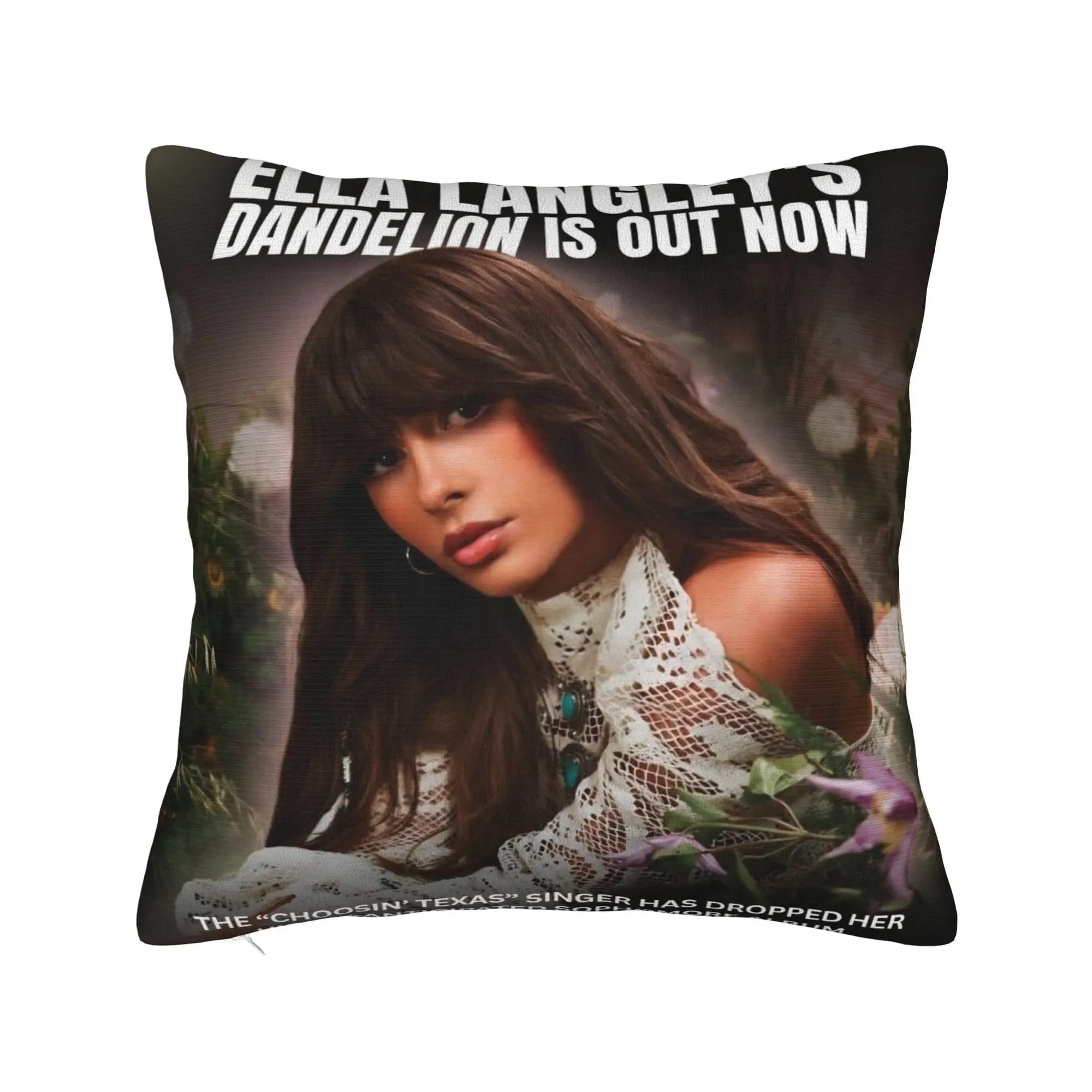Decorative Pillow Covers Ella Langley Tour 2026 Product Home Throw Pillow Case Cover Square Style Multi Size