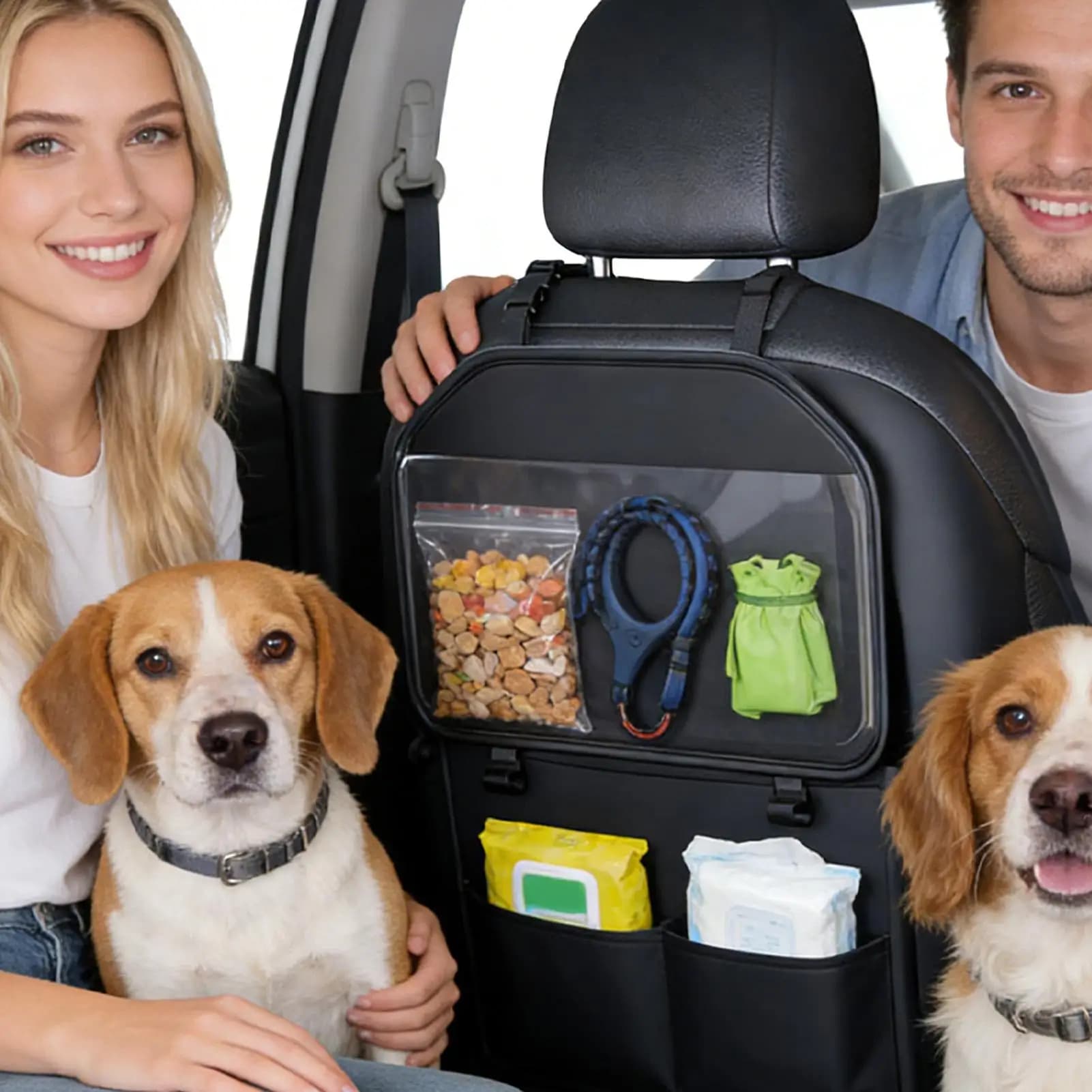 Supporto per Tablet da Auto, Borsa Organizer per Tablet, Organizer per Sedile Posteriore Auto per Camion, Furgone, Viaggi, Gite su Strada, Veicoli, SUV, Lunghi Viaggi