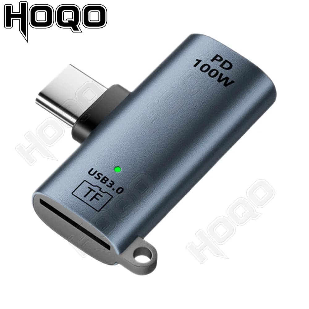 2 in 1 USB-C TF Memory Card Reader PD100W Type-c OTG Adapter U Disk Reading For iPhone Huawei Mobile computer