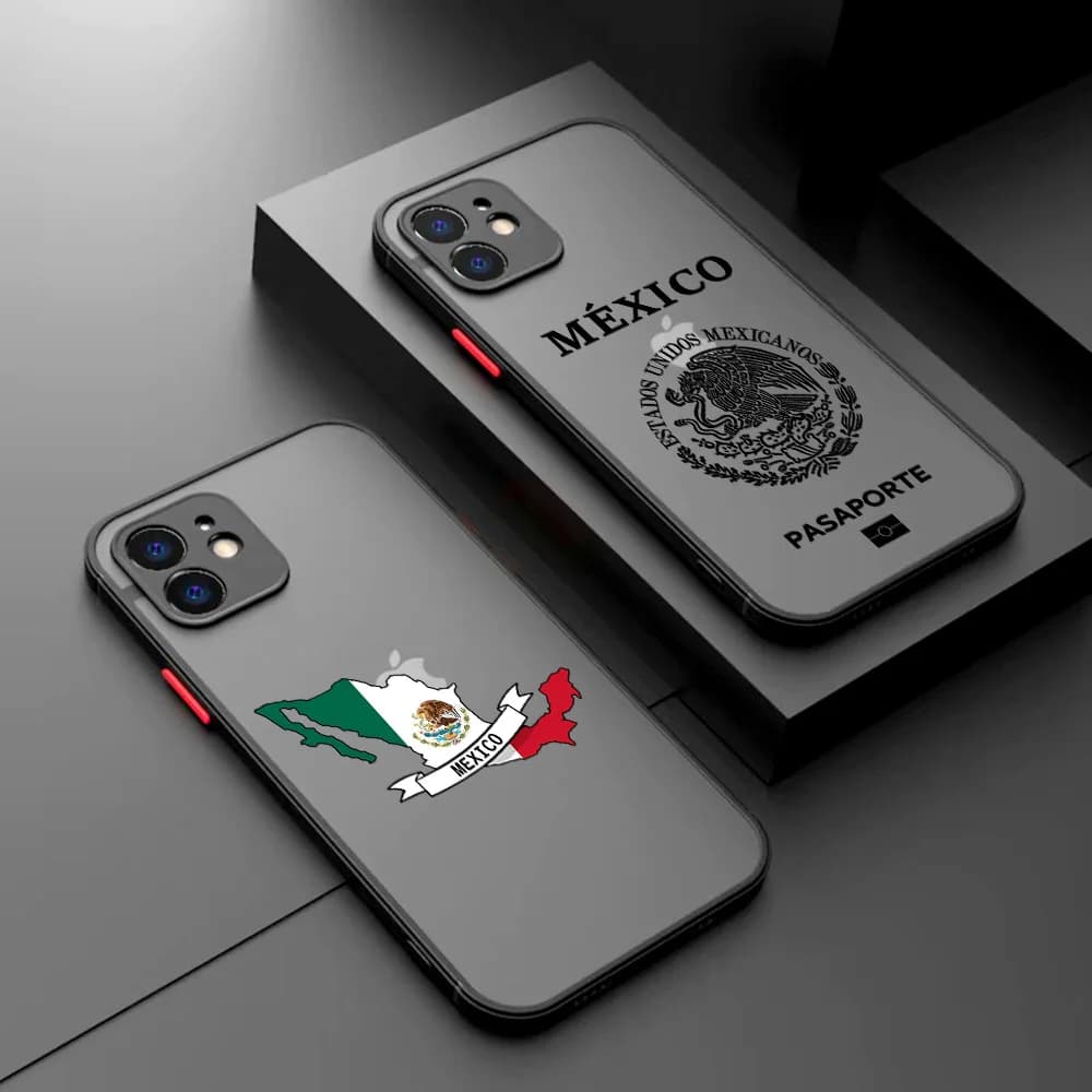 Custodia per telefono Passaporto Messico per Samsung Galaxy S25 S24 S23 S22 S21 S20 S10 FE Note20 Plus Ultra Lite 5G Cover posteriore