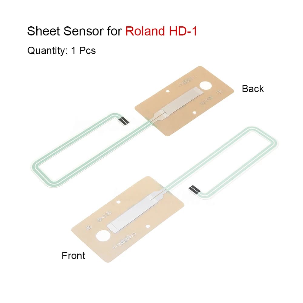 Sensore a foglio per Roland HD-1 Strumento di riparazione del tamburo Attuatore Circuito Membrana Sensori Hi Hat Parte