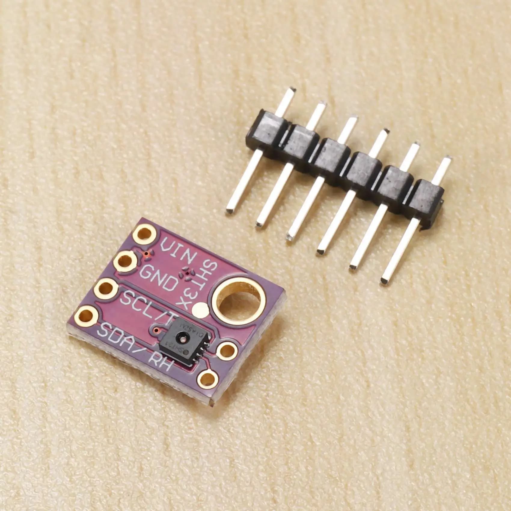 SEWS-6Pcs SHT31-D Temperature Humidity Sensor Digital Output Sensor Module IIC I2C Interface 3.3V For Arduino Raspberry Pi