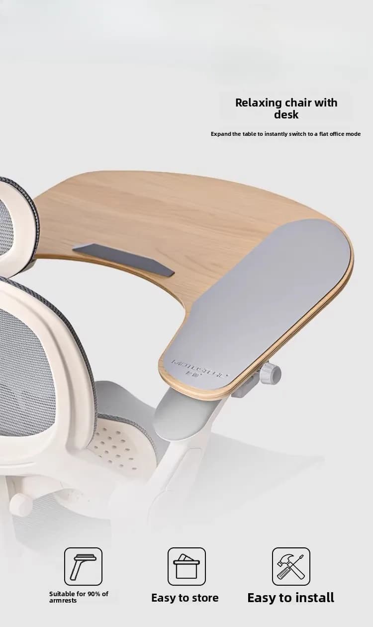 Sedia Ergonomica Universale, Accessorio per Scrivania da Gaming, Tavolo Portatile per Laptop per Lavoro e Studio