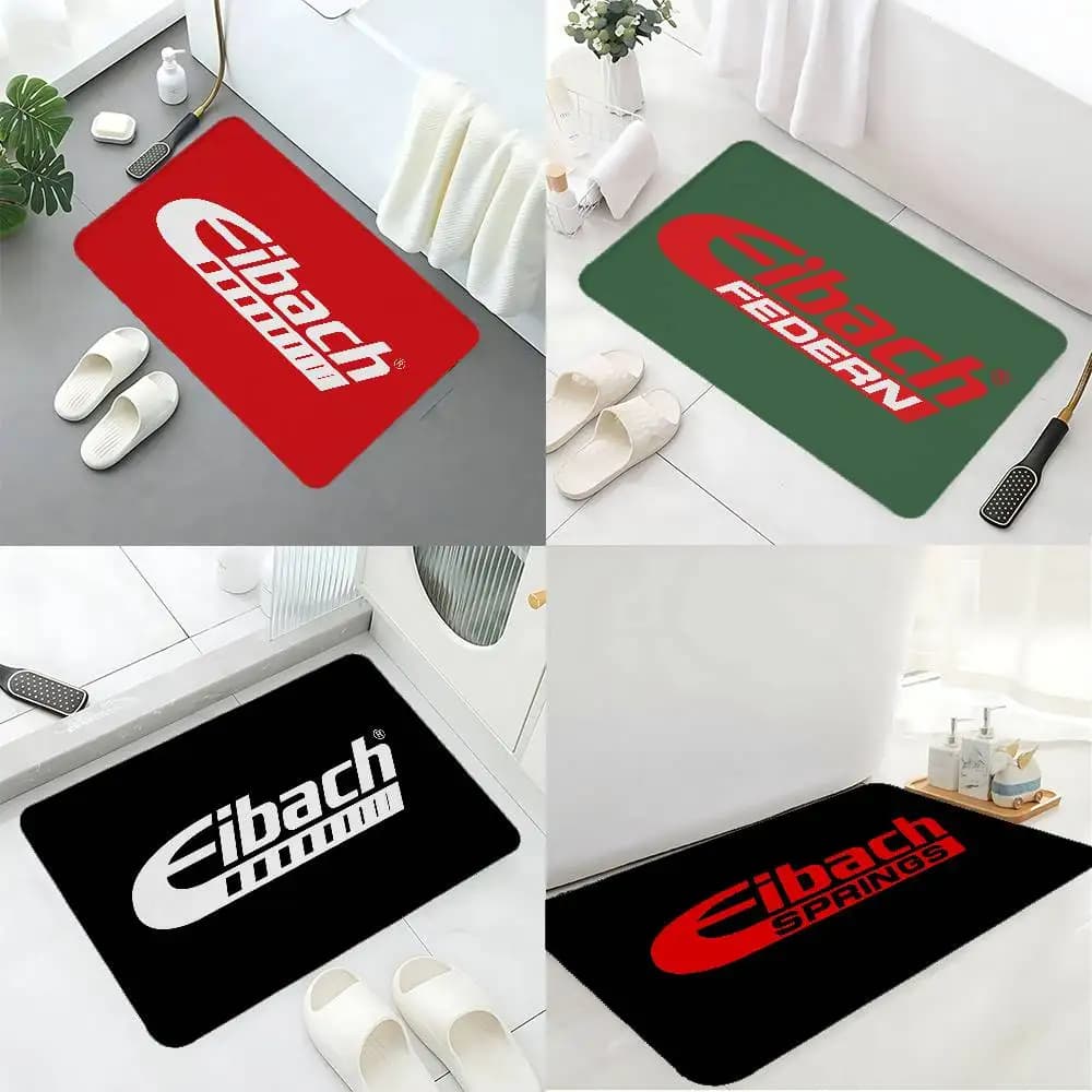 E-Eibachs Logo Floor Mat Living Room Rug For Bedroom Welcome Mat Outdoor Rug