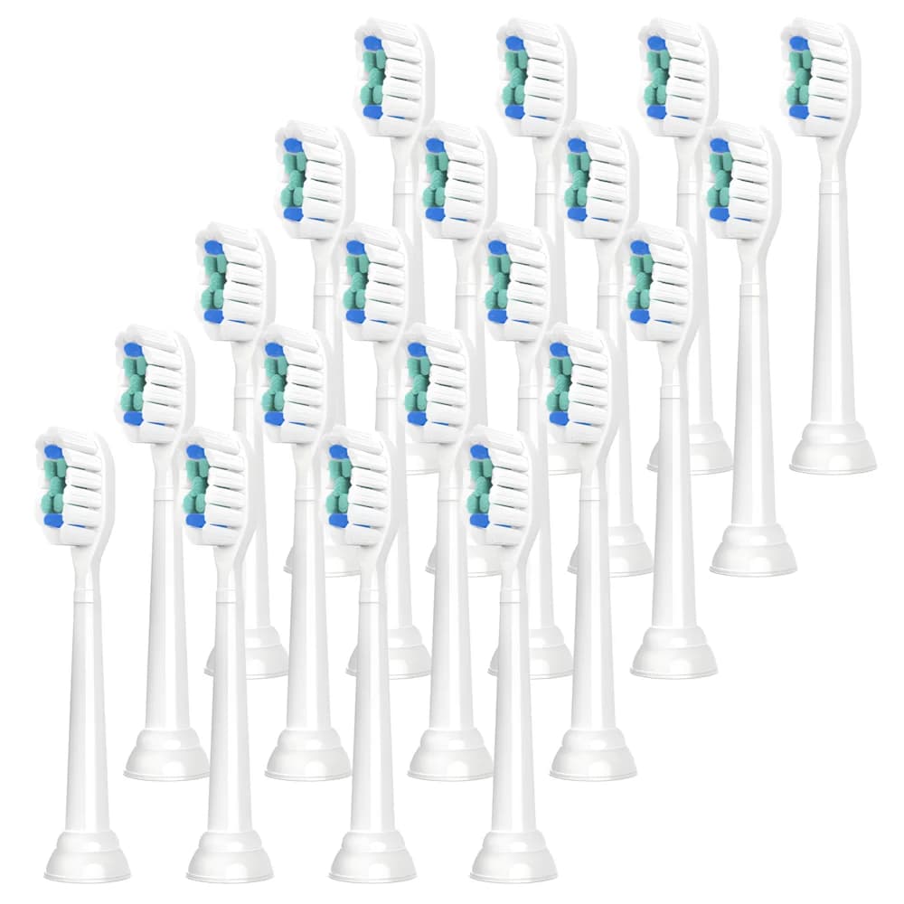Replacement heads for toothbrush compatible with Philips Sonicare Electric toothbrush head 1100 2100 4100 5100 5100 5300 6100 7500