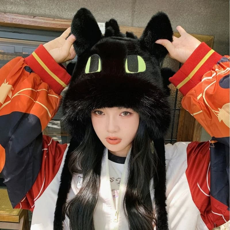 Cappelli Anime Invernali 2025 Nuovi di Dragon Taming Toothless, Caldi e Carini, per il Freddo