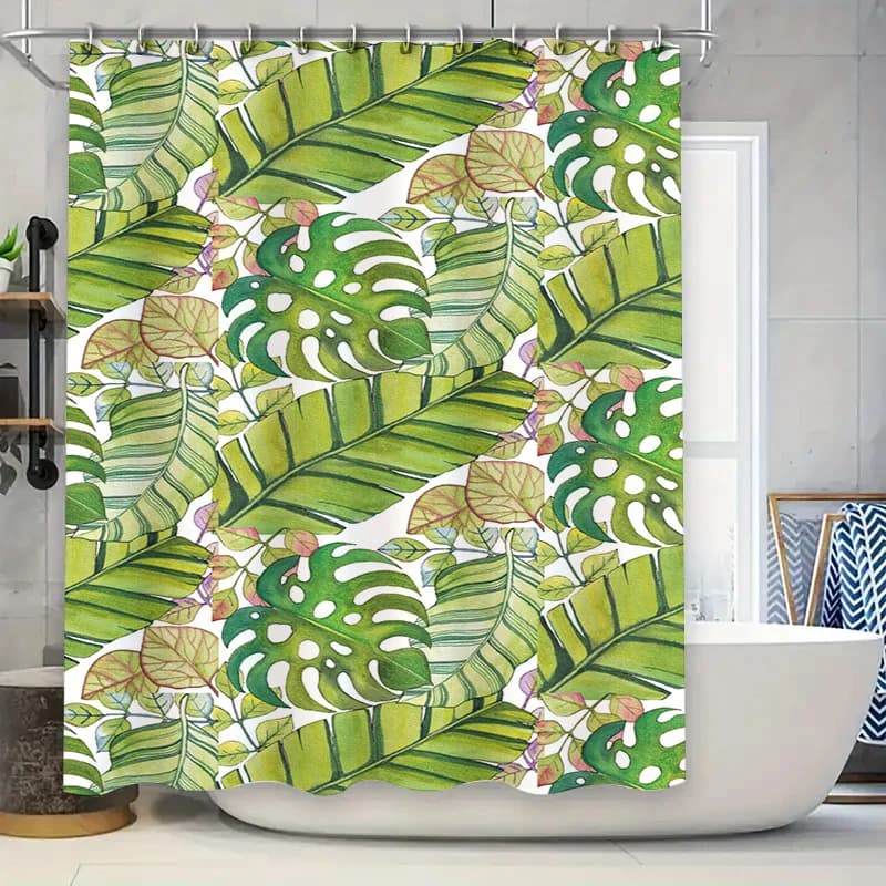 Tenda da doccia con motivo intricato rosso nero oro Decorazione da bagno impermeabile Design moderno per uso domestico Dimensioni: 72x84 pollici/183 cm * 21