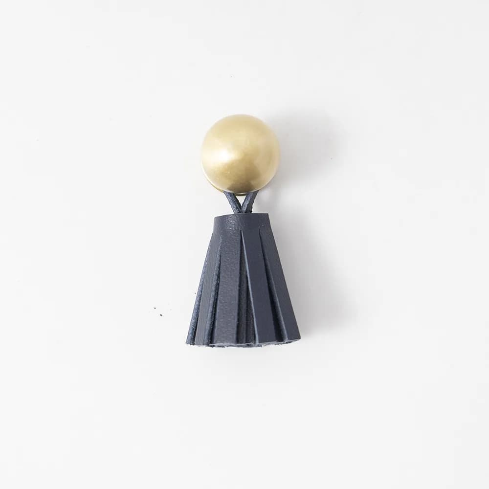 Maniglie per cassetti in ottone con nappe in pelle, stile minimalista, multifunzionali, di lusso leggero