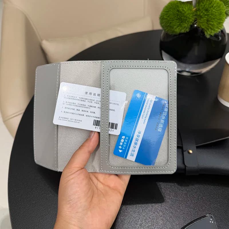 Multi-color Pu Leather Passport Holder for women men Passport Cover cae
