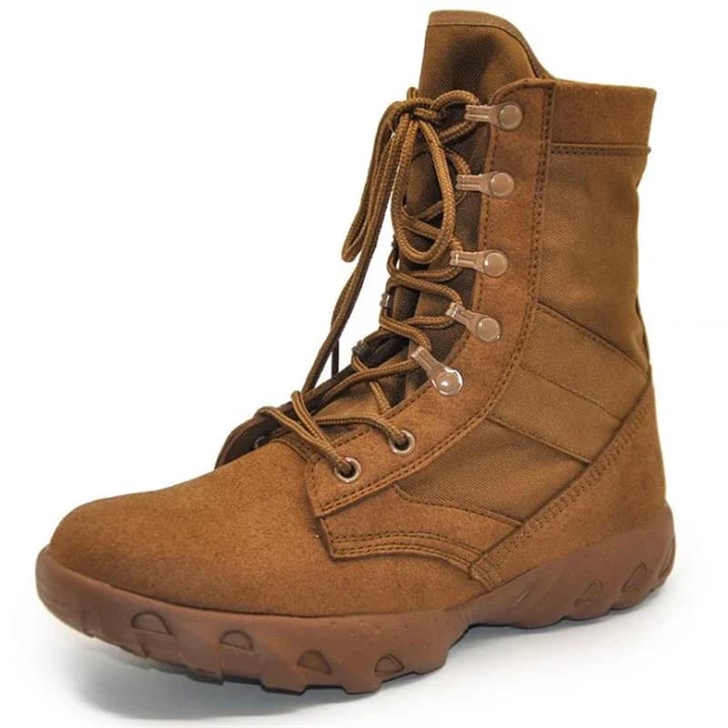 Stivali da deserto tattici leggeri per forza speciale maschile Stivaletti da combattimento primaverili estivi traspiranti Scarpe da trekking all'aperto da uomo