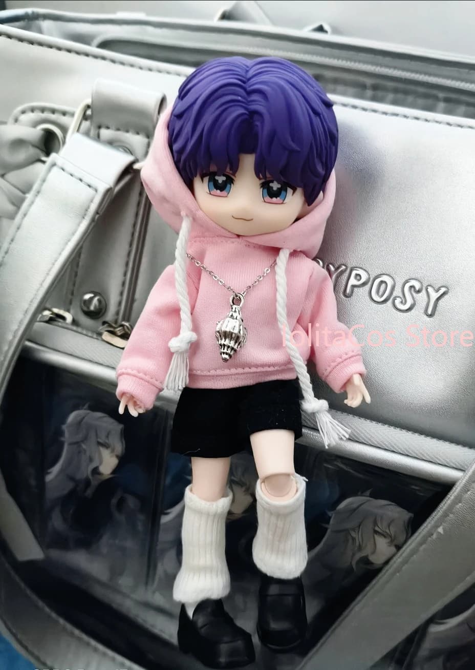 Set di Bambole OB11 Love and Deepspace Sylus Zayne Rafayel Xavier 1/12 BJD, Figure Anime con Articolazioni Mobili, Giocattolo Carino da Vestire, Regalo per Cosplay