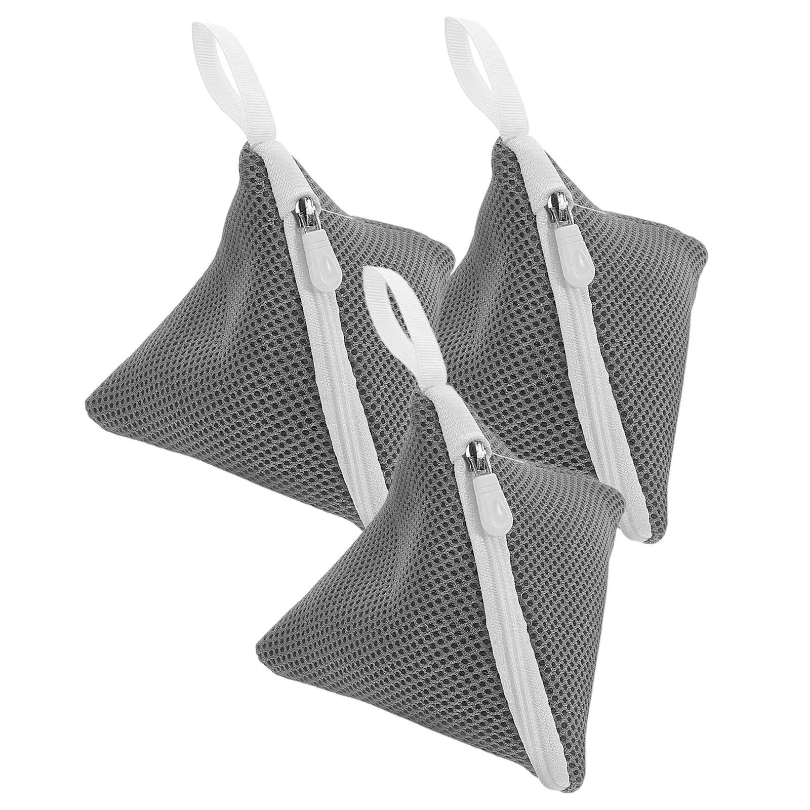 3Pcs Delicates Laundry Bags Set Mesh Wash Pouches for Washing Machine Antitangle Protective Bra Sock Silk Garment Care