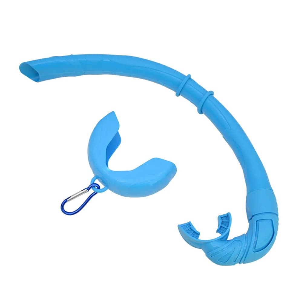 Compact Roll-Up Snorkel Constructed from Premium Silicone Featuring Large Diameter Tube and Comfortable Mouthpiece