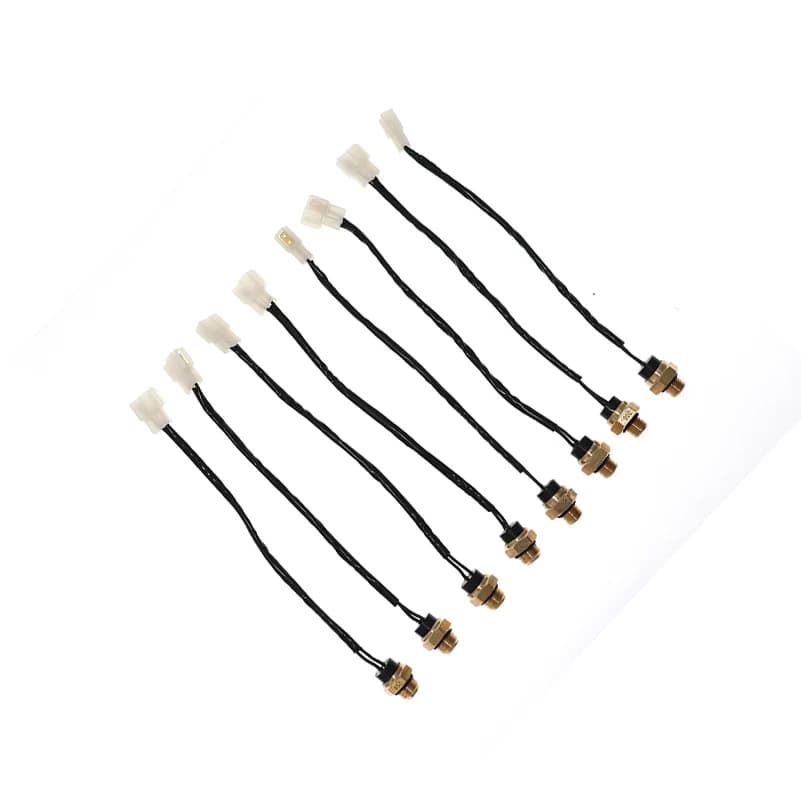 Moto M14/M16 Radiatore Elettrico Ventola Del Liquido di Raffreddamento Temperatura Dell'acqua Termostato Interruttore Sensore Temp CON FILO per 200 250 400 450