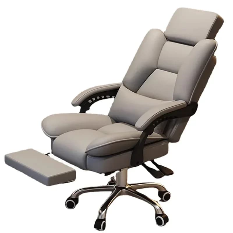 Poggiatesta ergonomico minimalista Sedia da ufficio Cuscinetti mobili Sedia da gioco comoda girevole Soggiorno Fauteuil De Bureau Home