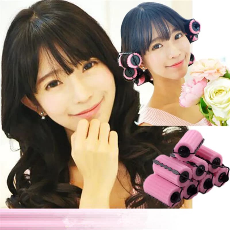 Accessories for women hair Soft sponge Foam Bigodino for hair Roller Buckle Easy hair curler Styling Salon Barbiere Hairdresser Tools for torsion