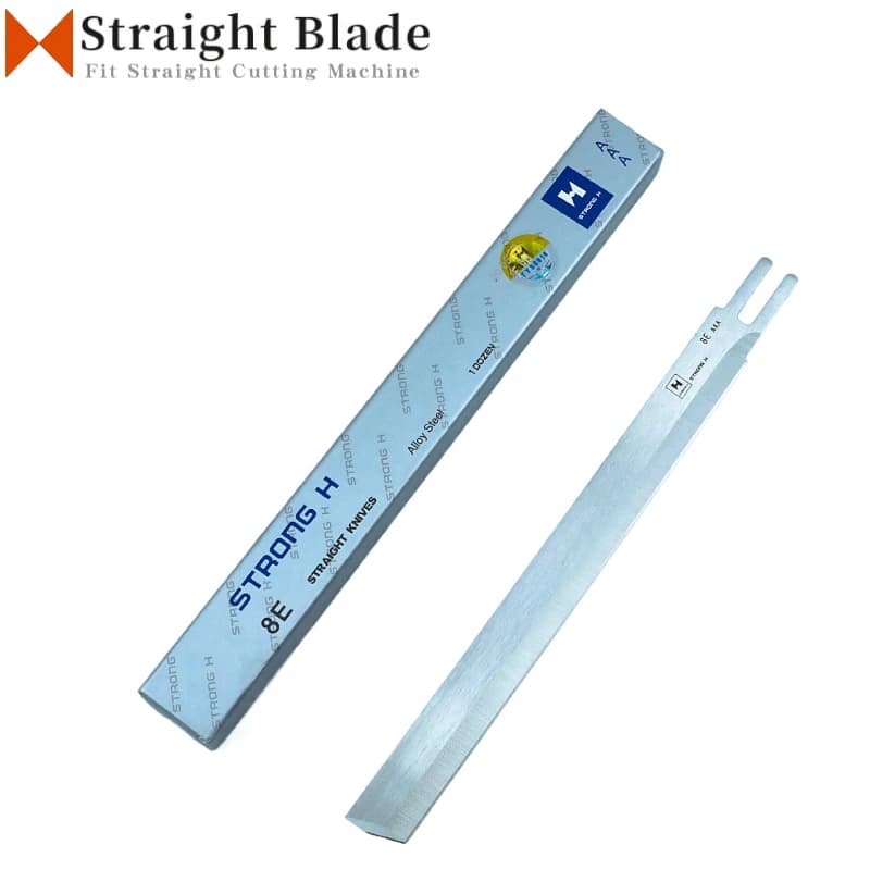 Lama dritta per coltello da taglio per tessuto KM e Eastman Strong H 5,6,8,10,12,15 pollici