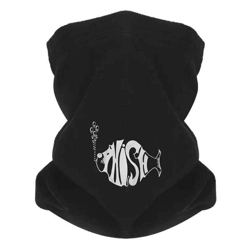 Word of fish bubbles black swimming Man outdoor scarf Mask Pussy for neck Hat Women's cap Copricapo Antivento Mantieni warm winter Multifunction