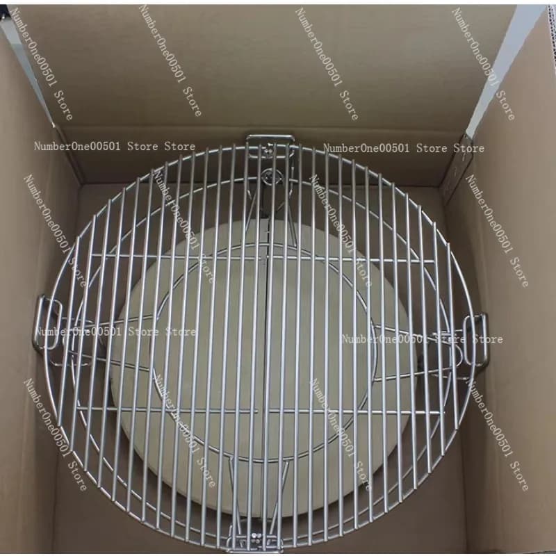 Kit Accessori per Griglia in Ceramica, Pietra per Pizza in Acciaio Inox, Sistema Multifunzione per Upgrade BBQ