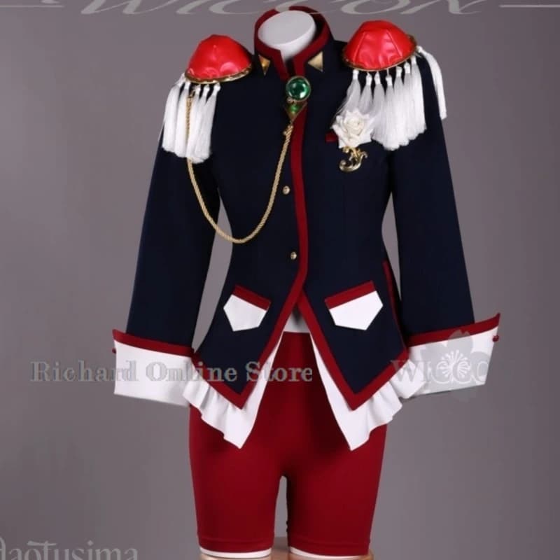 Utenaa Tenjouu Cosplay Revolutionaryry Anime Utenana Costume Handsome Knight Styles Uniform Red Shorts Pants Pink Wigs Halloween