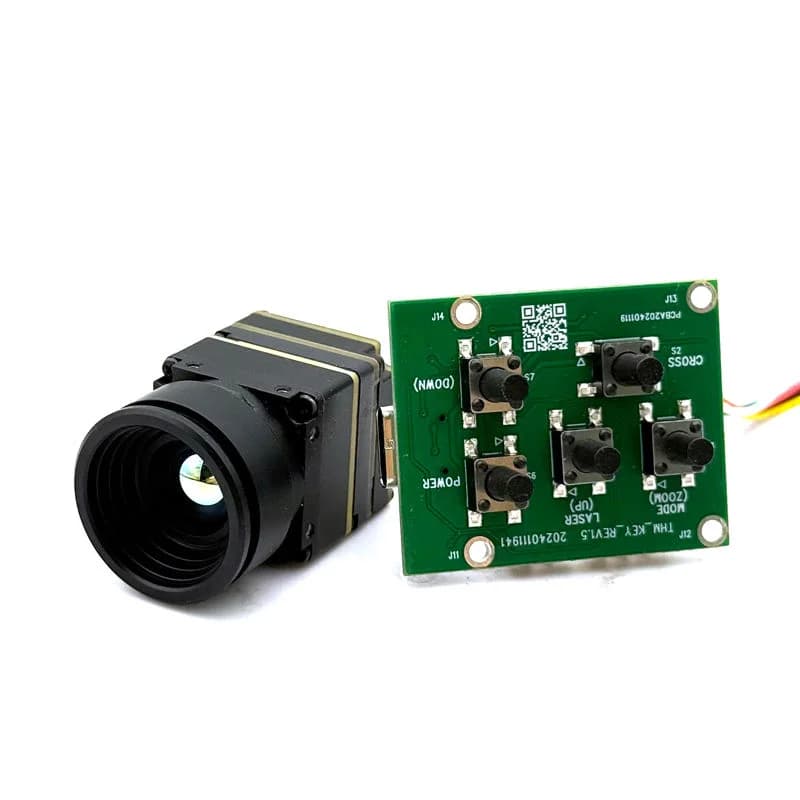 CVBS Analog interface Thermal Camera Module 256*192 384*288 640*512 High Resolutionwith Mainboard & Lens for DIY FPV RC Drones