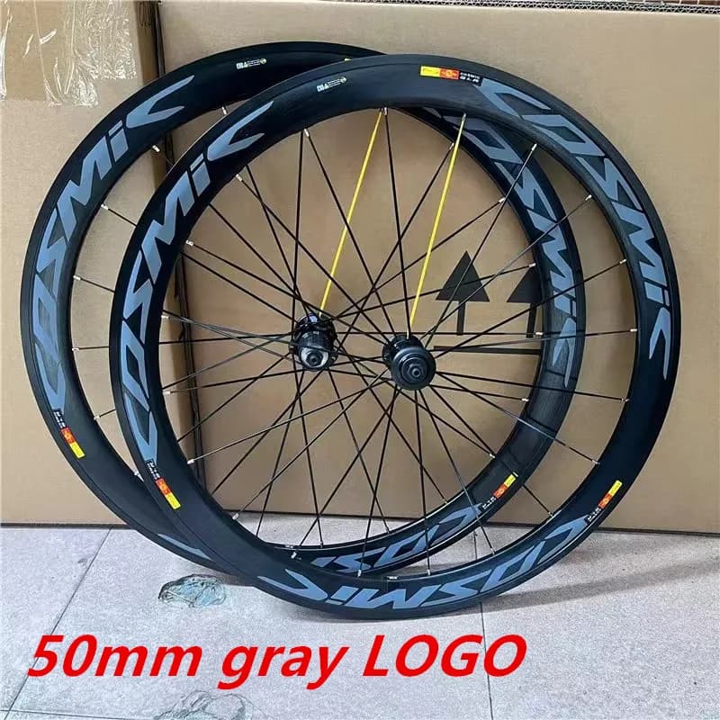 Telaio ruota da strada 700C altezza 30/40/50MM nuovissimo pacchetto freno a disco V/C freno a disco freno a trazione dritta set di ruote per bici Cosmic Elite
